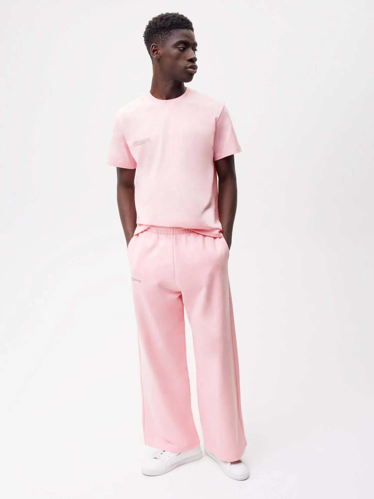 365 Straight Leg Track Pants—sakura pink
