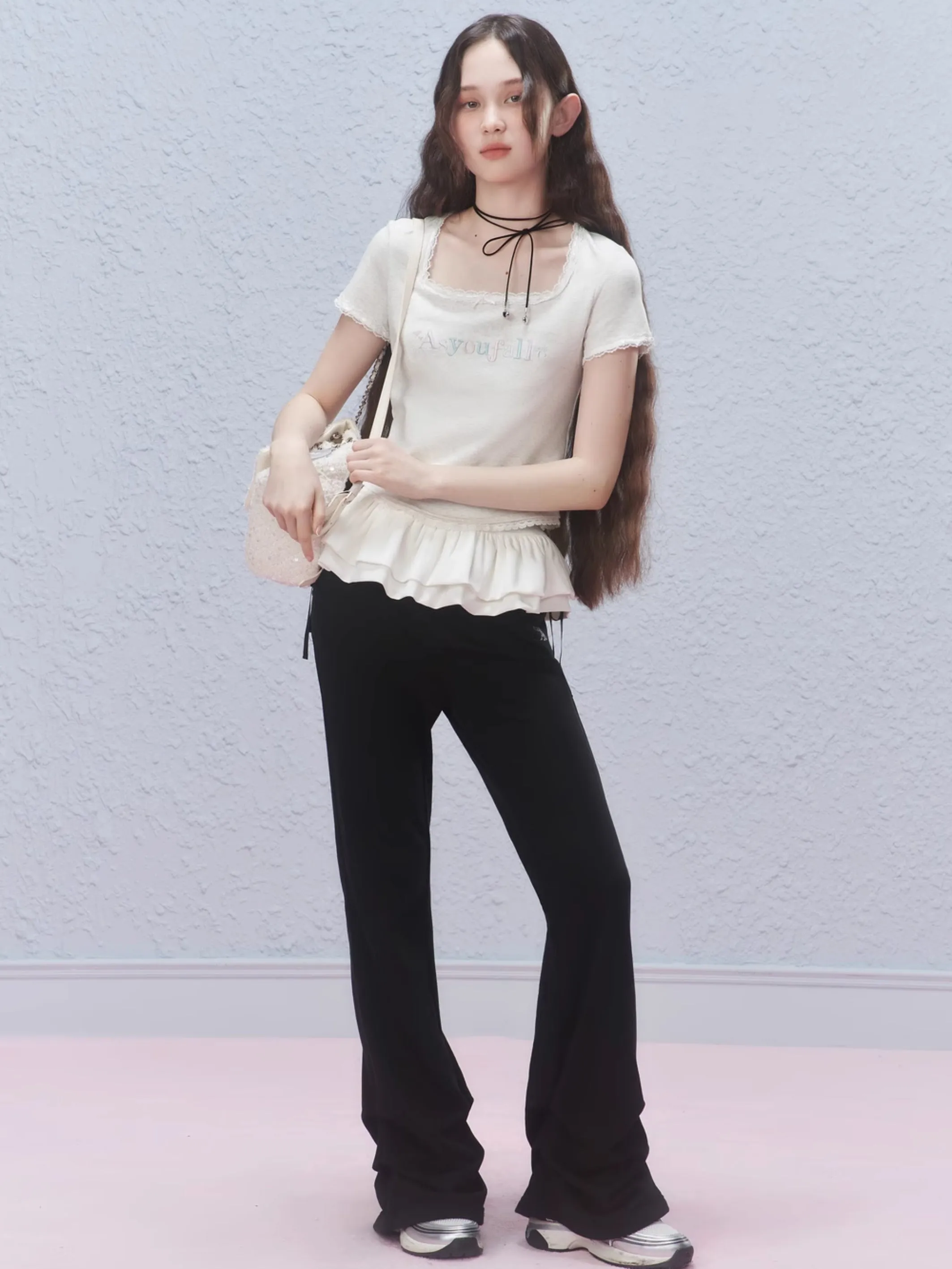 Casual knit pants【s0000007418】