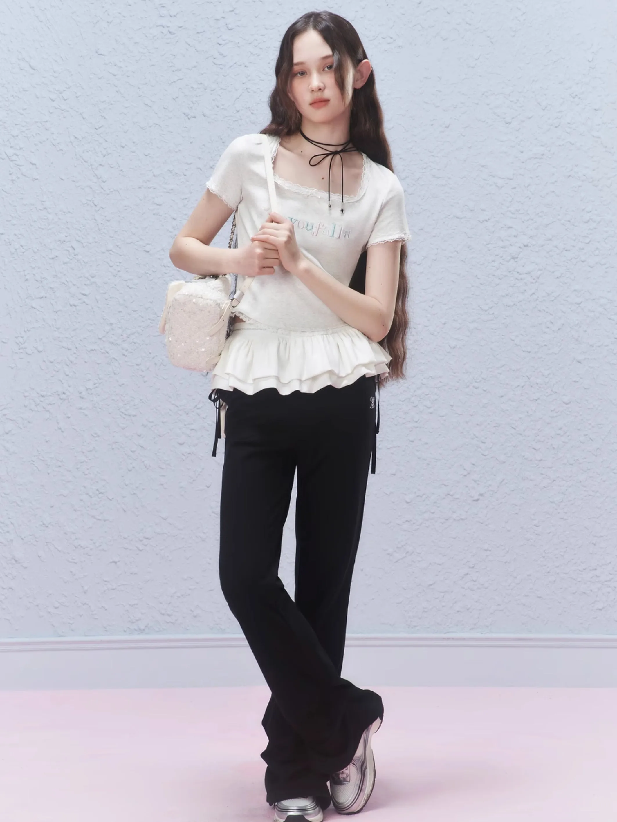 Casual knit pants【s0000007418】