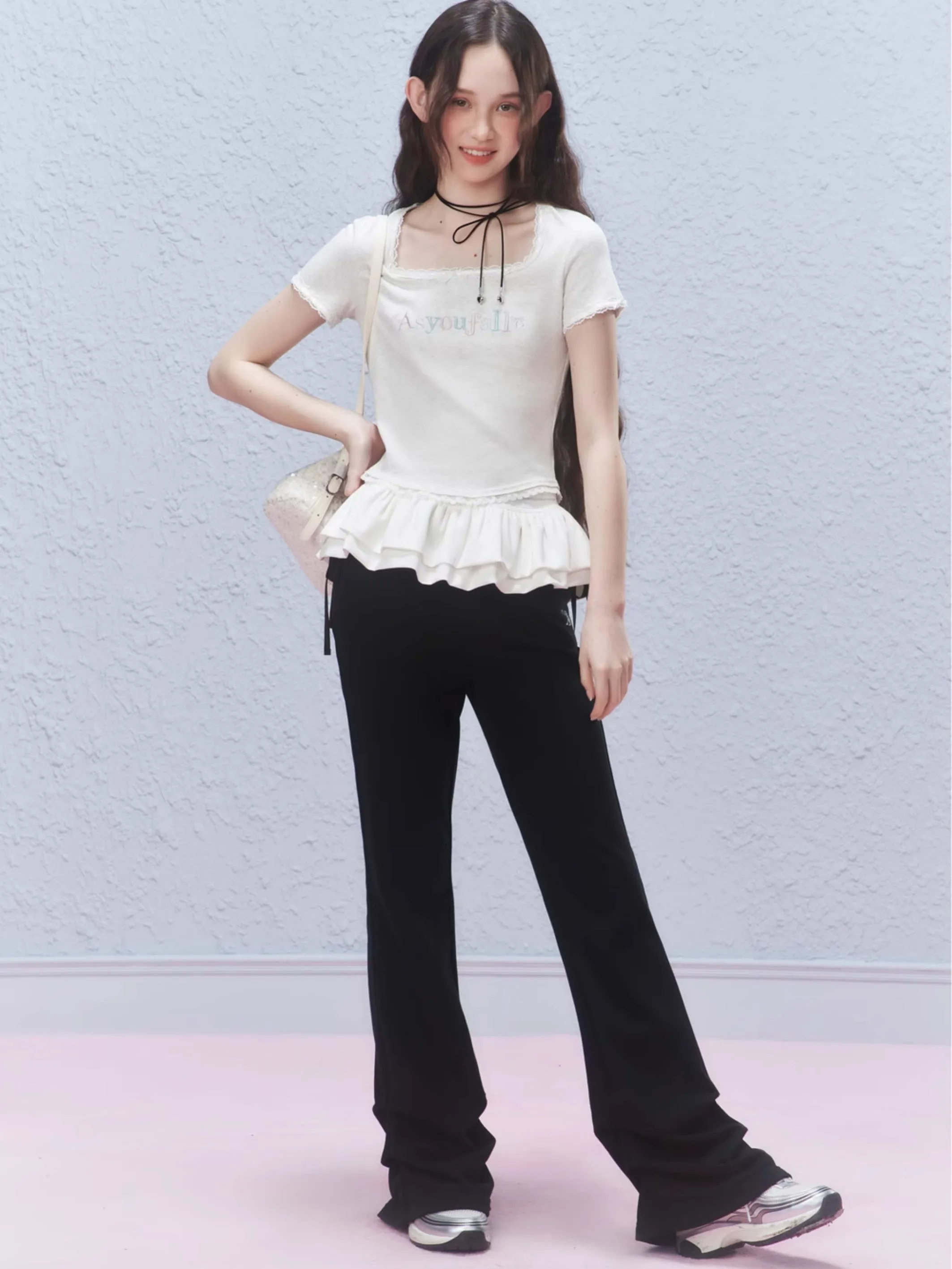 Casual knit pants【s0000007418】