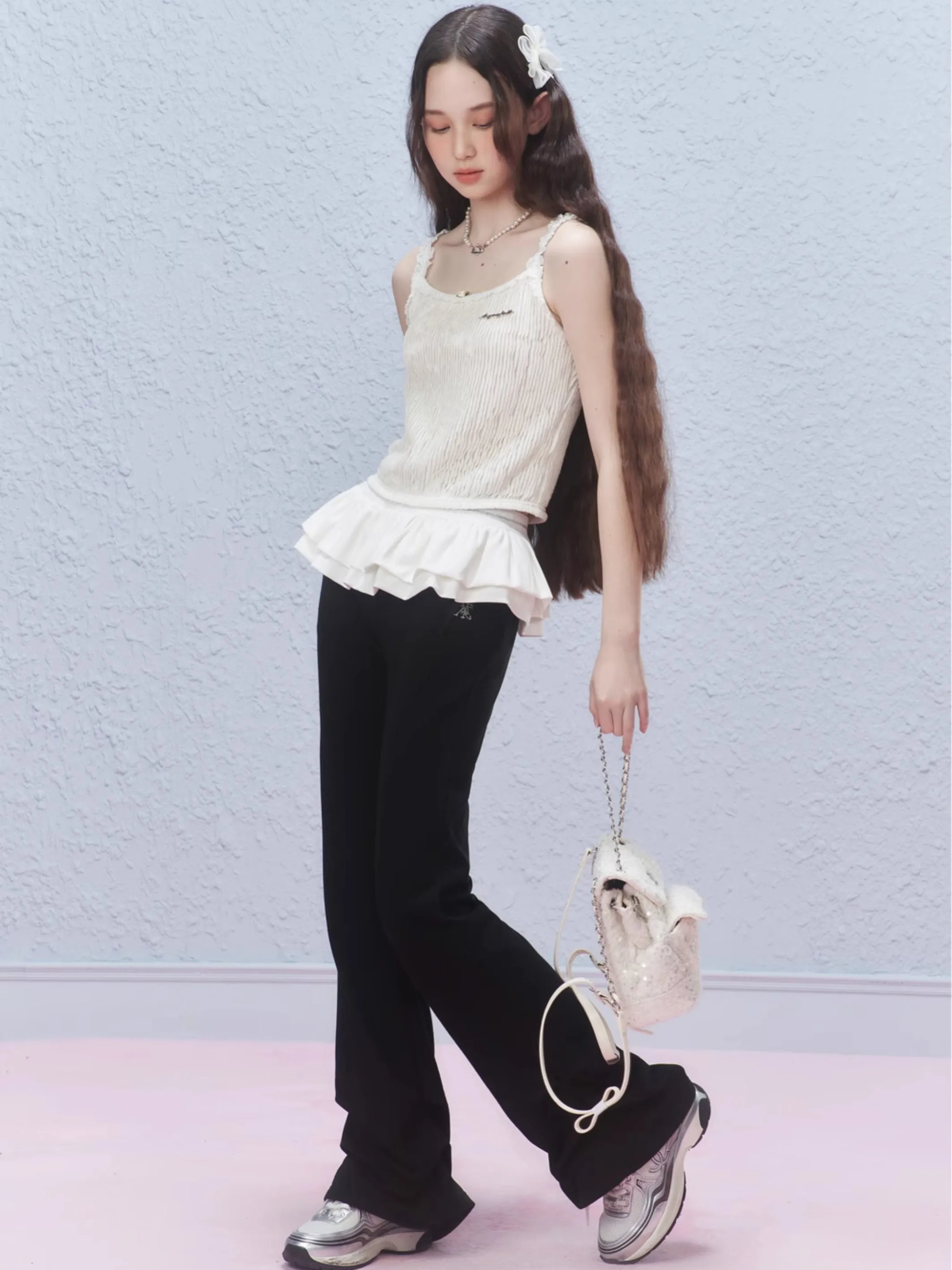 Casual knit pants【s0000007418】