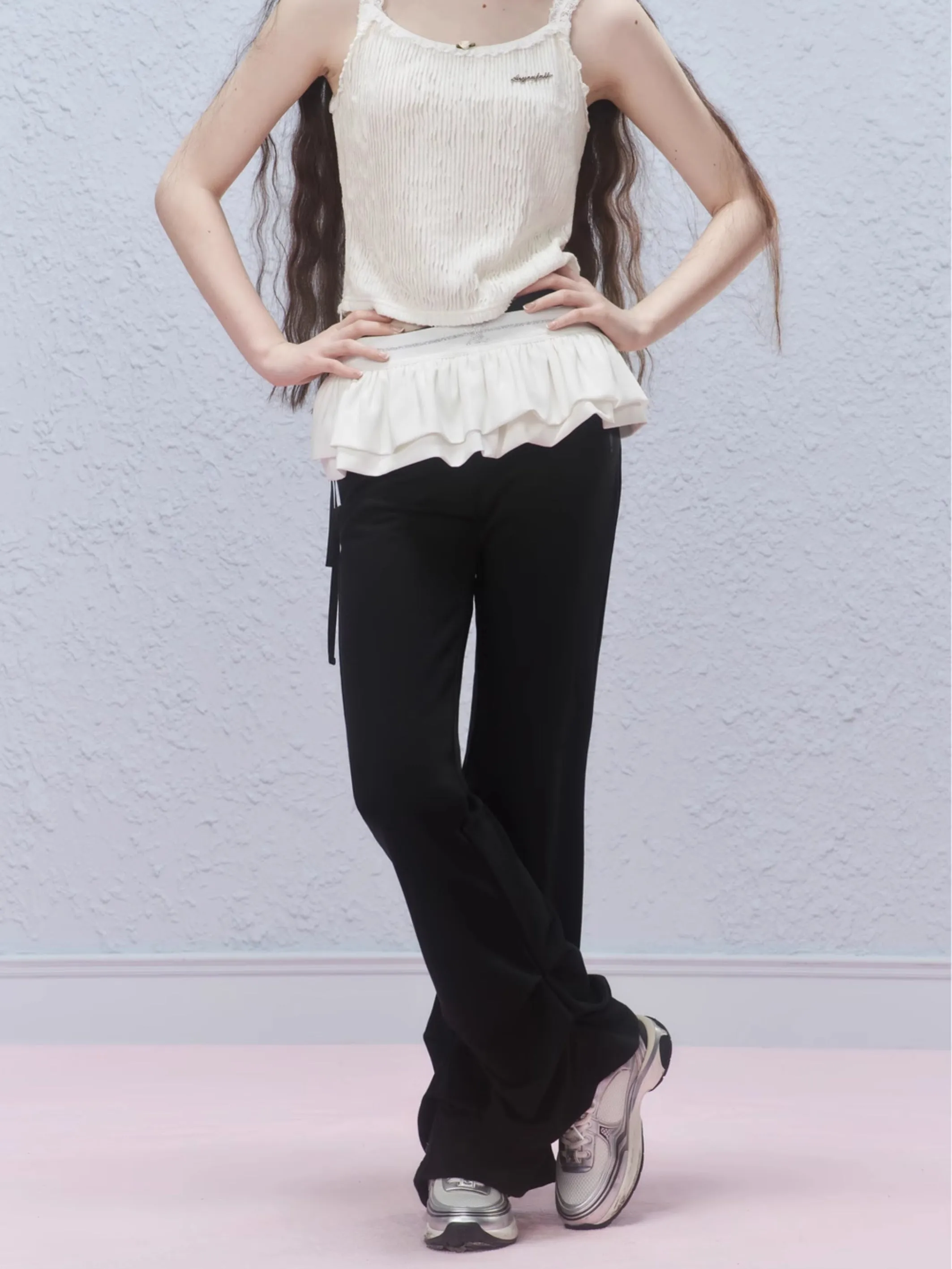 Casual knit pants【s0000007418】