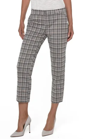 Kelsey Knit Crop Trouser | Cashew With Black Tart