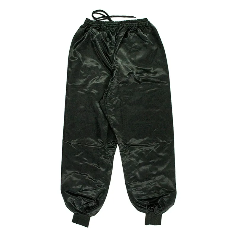 Kung Fu Bukser - Nippon Sport - Satin - Sort