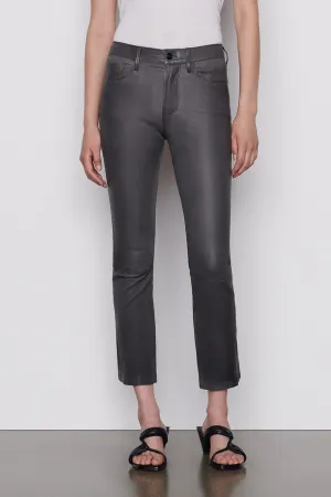 Le Crop Mini Boot Leather Savile Grey