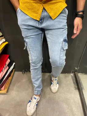 Light Blue Jogger Jeans