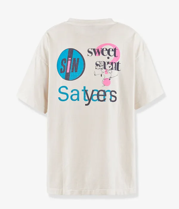 SAINT MICHAEL/SS TEE/SWEET SAINT/WHITE