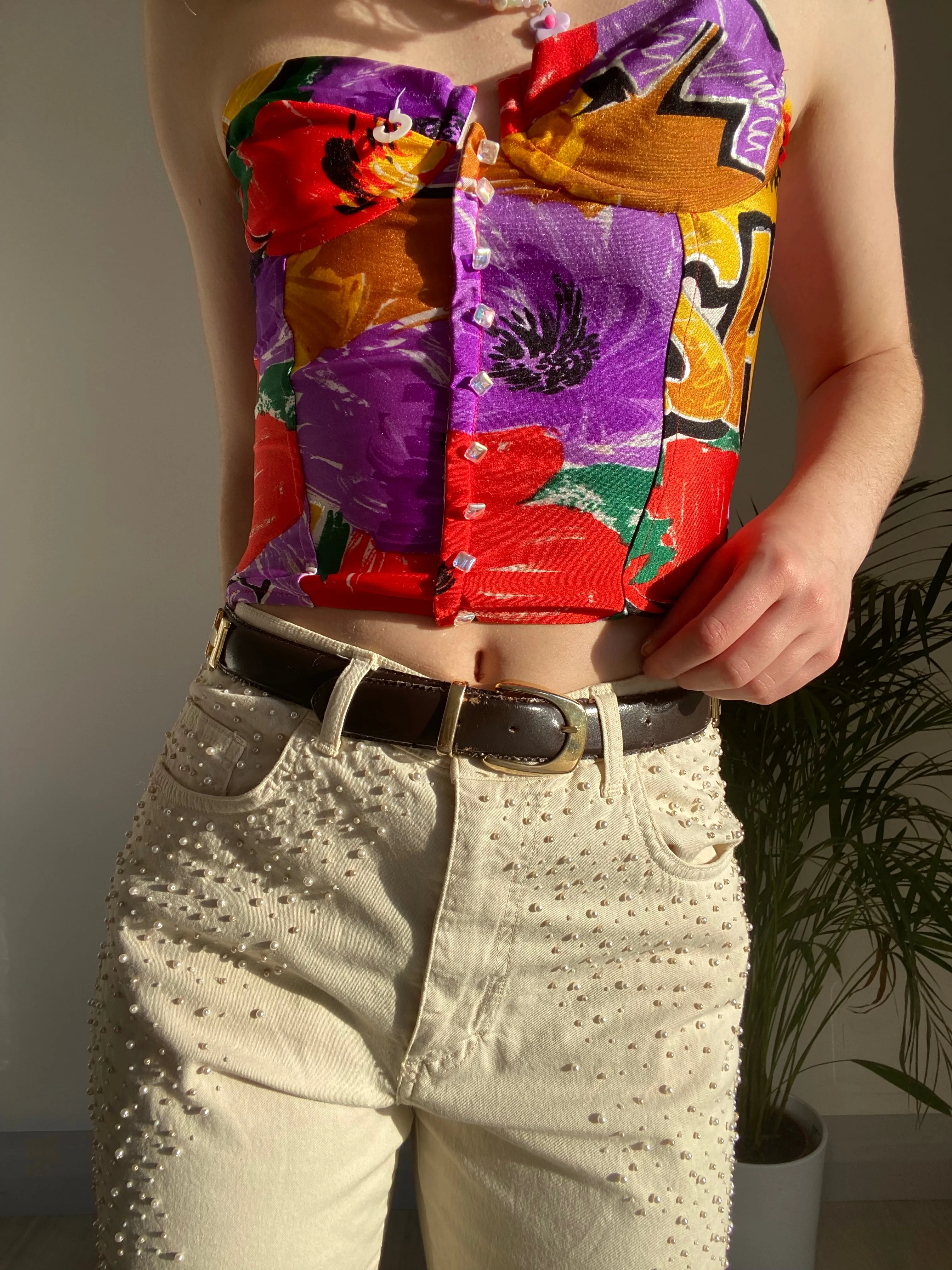 Vintage Stud Jeans (M)