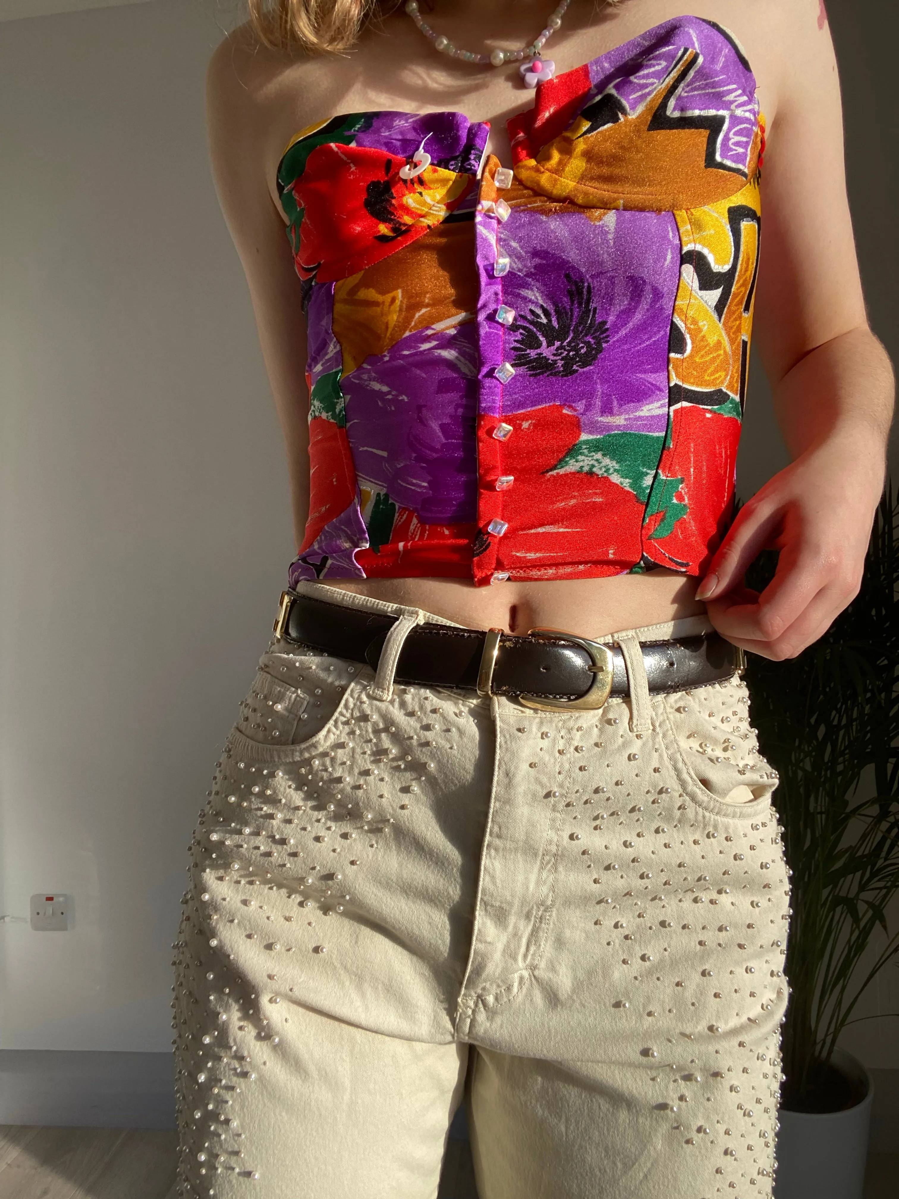 Vintage Stud Jeans (M)